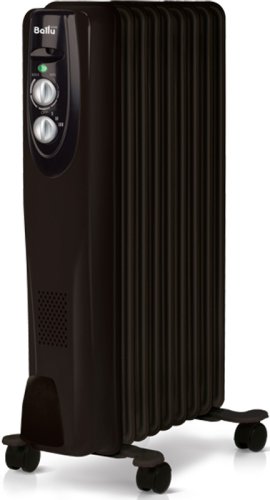 Радиатор (обогреватель) масляный Ballu Classic black BOH/CL-09BRN-9 секций  картинка